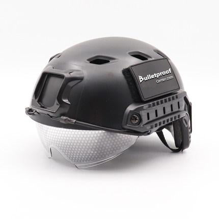 FAST BJ®High Cut ABS Tactical Bump Helmet With Built In Goggles - FAST Style Tactical Helmet - HelmetCamp.com
