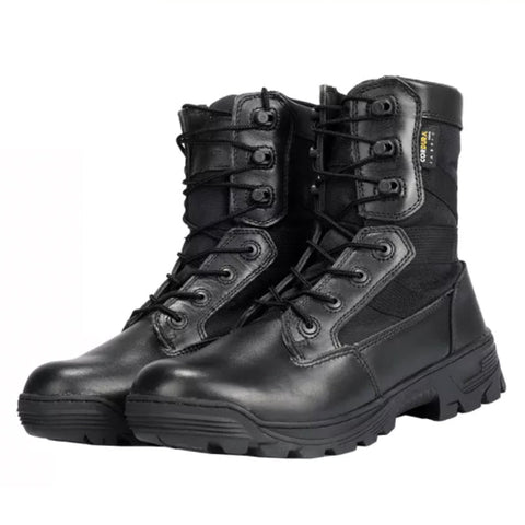 Men's Genuine Leather Shoes Wear-Resistant Climbing Trekking Outdoor Hiking Boots Tactical