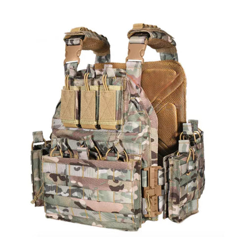 Quick Release Plate Carrier Vest In Stock MOLLE Chaleco Tactico Tactical Vest For Outdoor Trainning