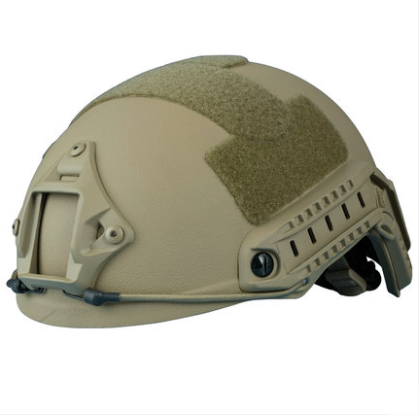 FAST MH® NIJ Level IIIA Super High Cut Aramid Fiber Tactical Ballistic Helmet - Tan - FAST Style Ballistic Helmet - HelmetCamp.com