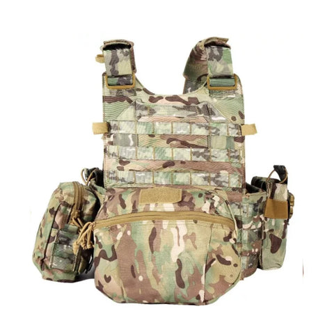 Multicam Camouflage Molle Nylon Modular Vest Tactical Vests Outdoor Hunting Vest Military Men Clothes Army Vest