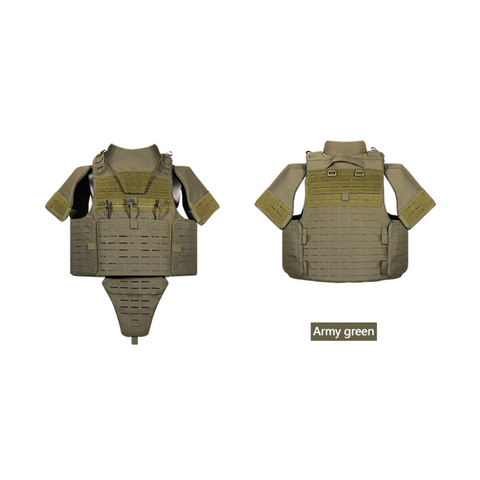 Latest Fashion Full Protection Military Tactical Vest MOLLE Chaleco Tactico Laser Cut Plate Carrier Bulletproof Vest