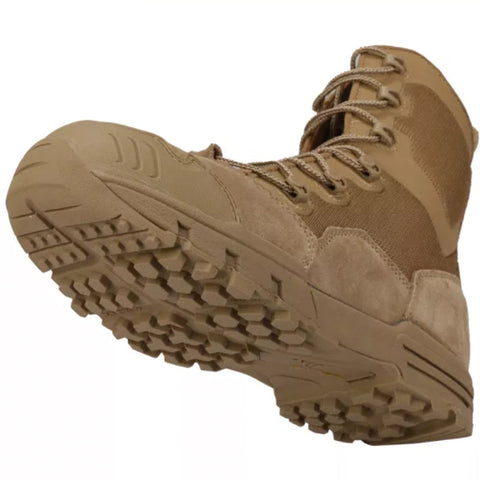 Men's Genuine Leather Shoes Wear-resistant Climbing Trekking Outdoor Hiking Boots Tactical