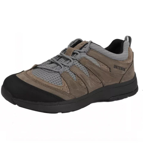 Men's Breathable Sneaker Shoes Genuine Leather Wear-Resistant Climbing Trekking Outdoor Hiking Boots