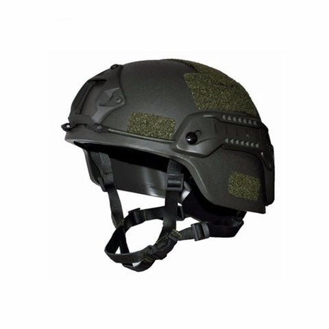 MICH BALLISTIC® NIJ Level IIIA Full Cut PE Fiber Tactical Ballistic Helmet - Black - MICH2000 - HelmetCamp.com
