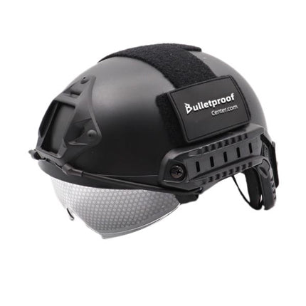 FAST MH®High Cut ABS Tactical Bump Helmet With Built In Goggles - FAST Style Tactical Helmet - HelmetCamp.com