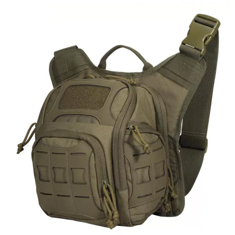Outdoor Tactical Chest Bag, men's Multi-functional Military Camouflage Cycling Cross-body Bag, One-Shoulder Backpack