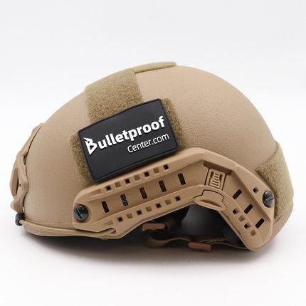 FAST MH® NIJ Level IIIA High Cut Aramid Fiber Tactical Ballistic Helmet - Tan - FAST Style Ballistic Helmet - HelmetCamp.com